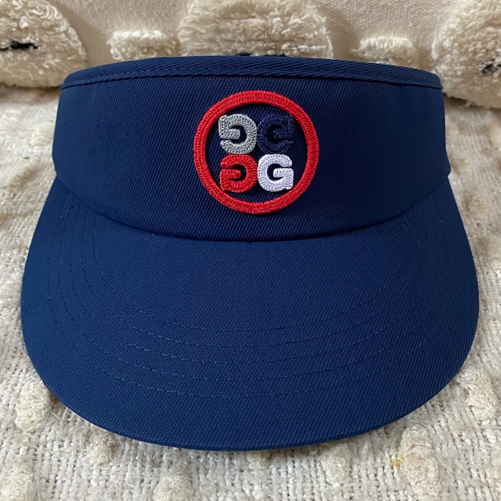 G/FORE Dark Blue Visor with Red and White Emblem